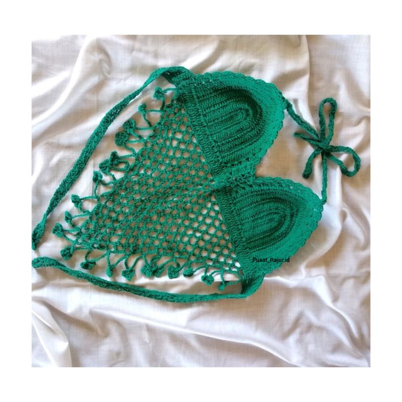 Jual Bikini Rajut Segitiga Rantai Bikini Rajut Bali Bra Shopee
