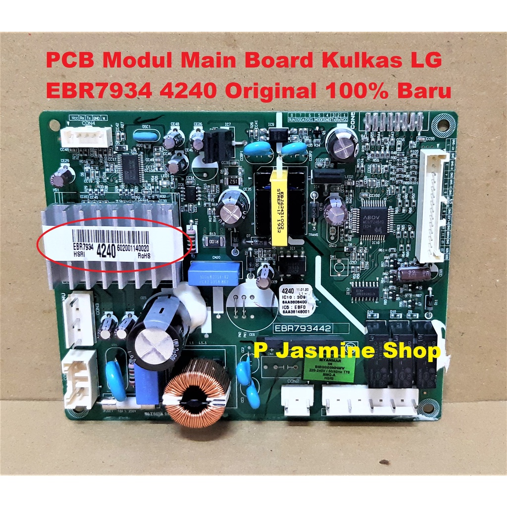 Jual PCB Modul Main Board Kulkas LG Inverter EBR7934 4240, Original ...