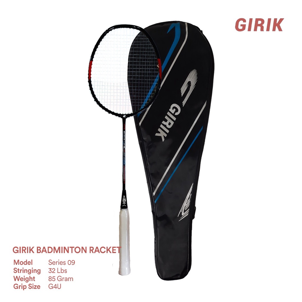 Jual GIRIK Raket Badminton- GRK 09 SERIES 1IN1 Set Original LBS 26 ...