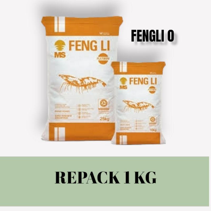 Jual FENGLI 0 FENG LI 0 KEMASAN 1 KG MAKANAN ANAKAN UDANG DAN BURAYAK ...