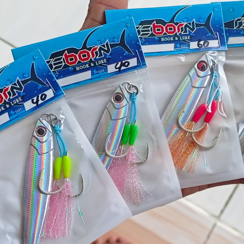 Leurre Métal Ima Gunkichi 40g Assist Plus Pour Pêche Saumon