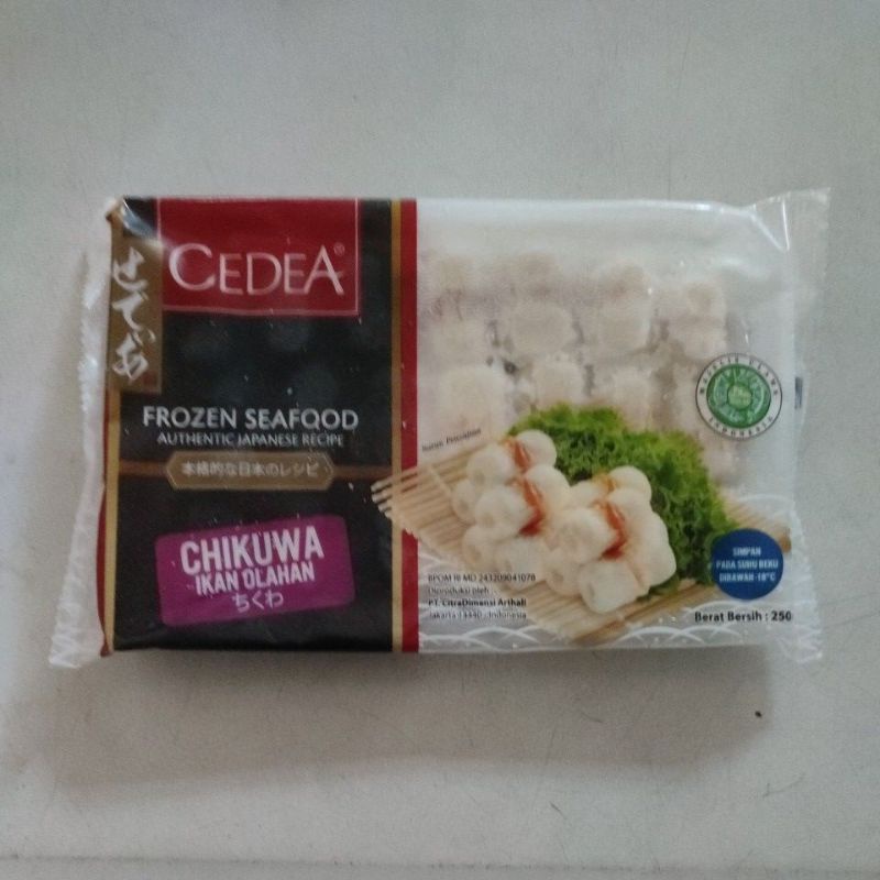 Jual Frozen Food Cedea Chikuwa / Ikan Olahan Seafood Shopee Indonesia