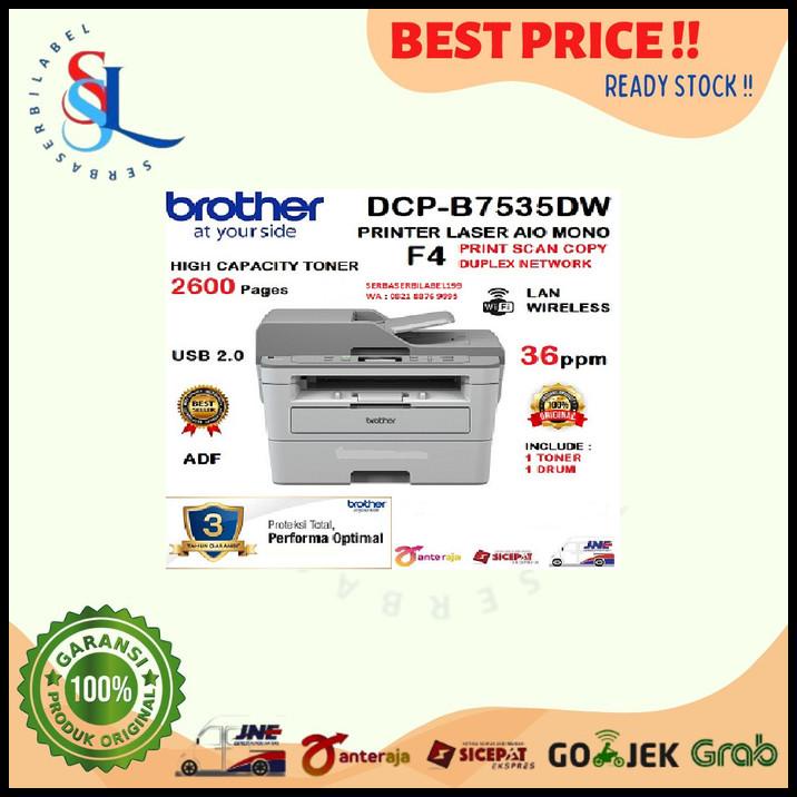 Jual Brother Dcp-B7535Dw Printer Laser Mono Aio B7535 Duplex Wifi ...