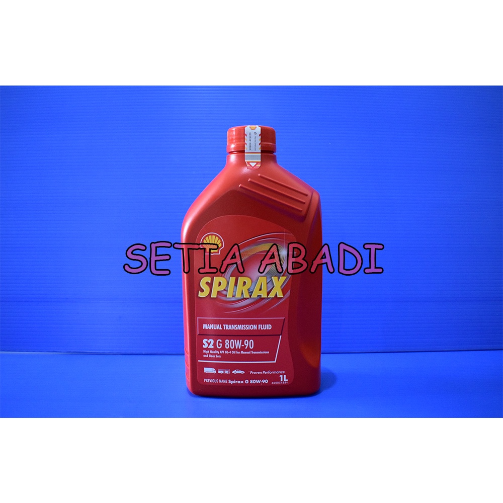 Jual SHELL SPIRAX S2 G 80W90 API GL4 OLI MTF MANUAL TRANSMISSION