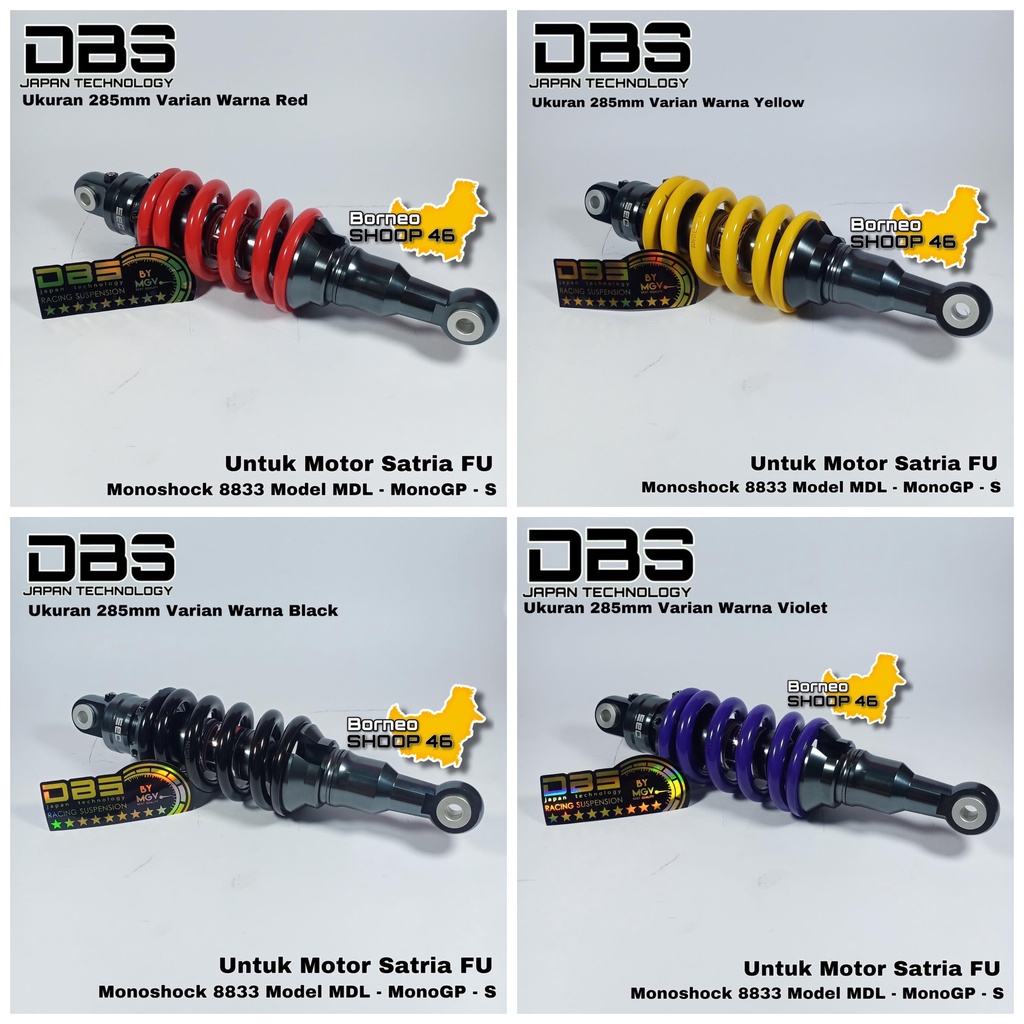 Jual Monoshock Mono Shock Shockbreaker Belakang Dbs Ukuran Mm