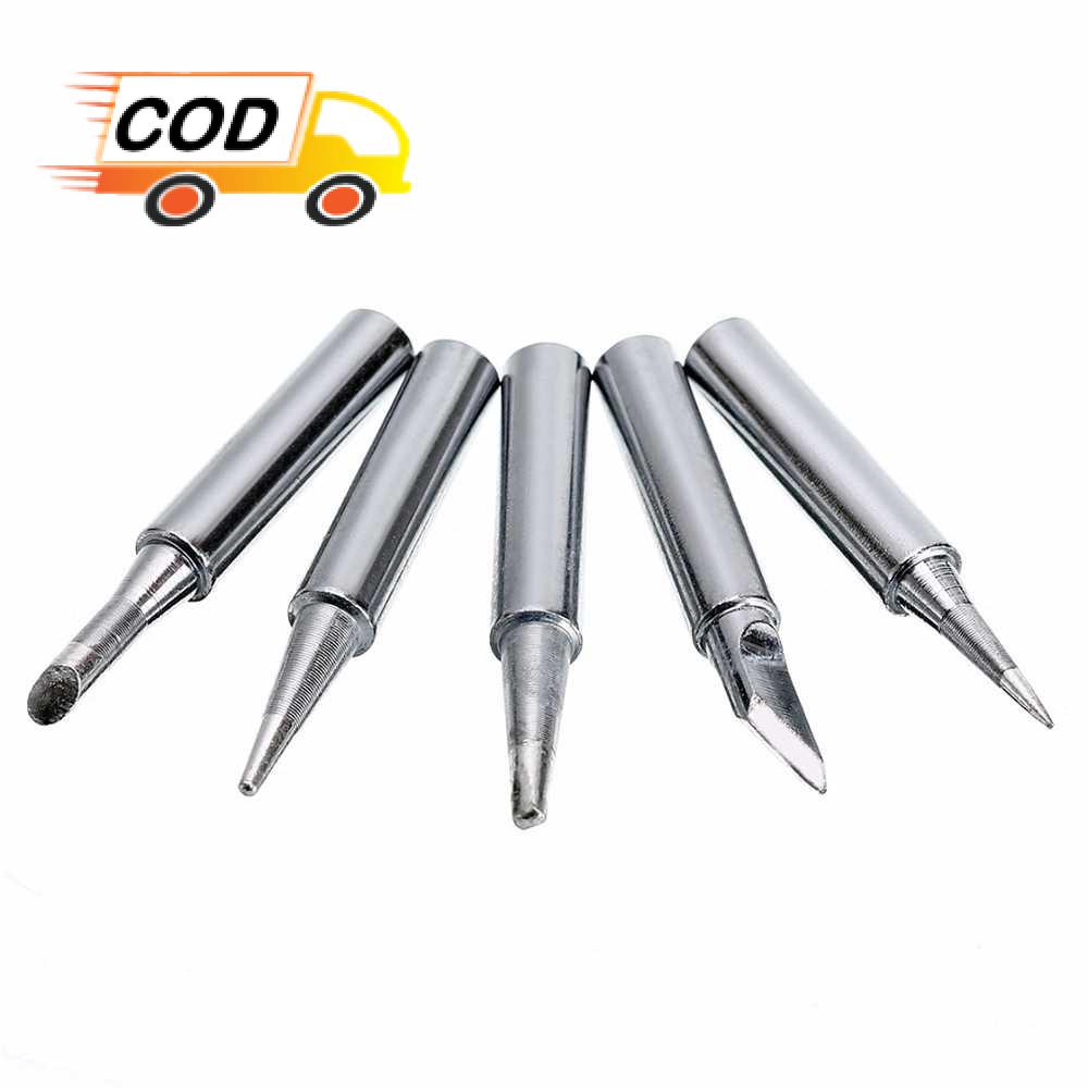 Jual Kepala Solder Iron Tips 5 PCS Ujung Mata Solder Besi Awet ...