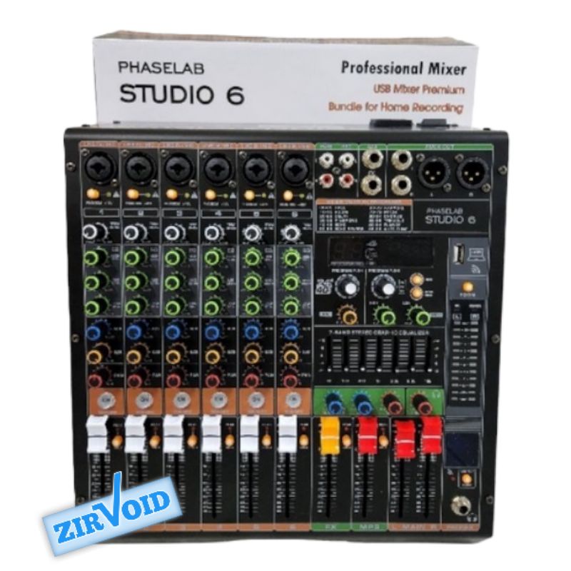 Jual PHASELAB STUDIO 6 AUDIO MIXER 6 CHANNEL PHASE LAB STUDIO6 Shopee Indonesia