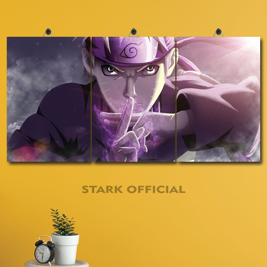 Jual POSTER RUANG ANIME GAMBAR NARUTO KEREN 60X30 MULTIPANEL VIF1M