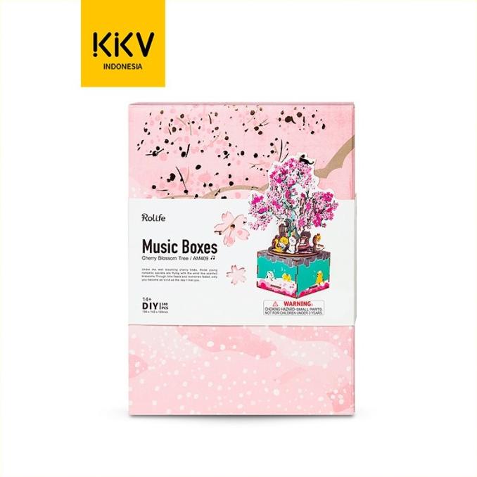 Jual KKV Rolife Cherry Blossom DIY 3D Puzzl…