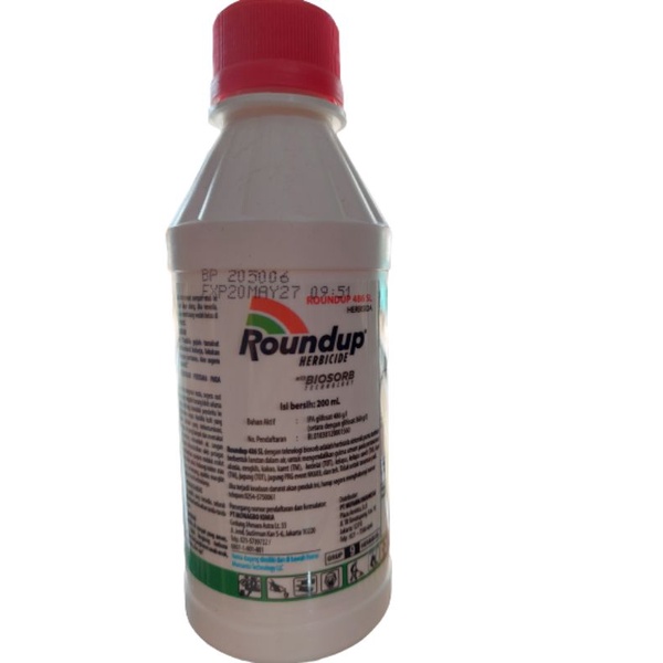 Jual Obat Rumput dan Gulma Roundup 486SL 200ml Herbisida Pembasmi ...