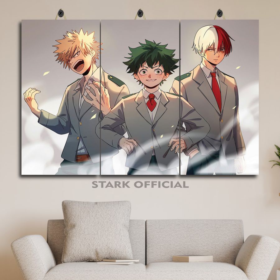 Jual POSTER RUANG GAMING FOTO ANIME MY HERO ACADEMIA 45X30 MULTIPANEL ...