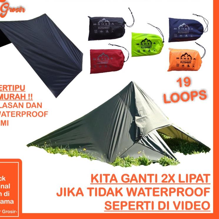 Jual SALE!!Flysheet 3x4 Outer Tarptent Tarp Tent Bivak Survival 4x3