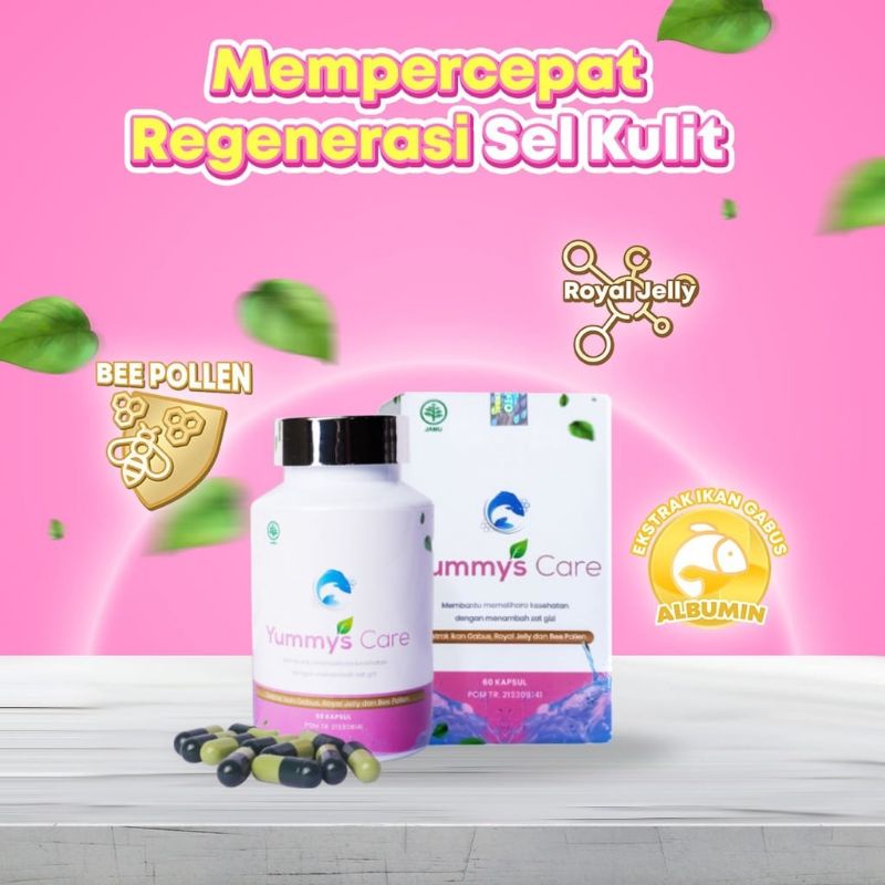 Jual Yummyscare Kapsul Kutuk Dengan Royal Jelly Dan Bee Pollen Obat