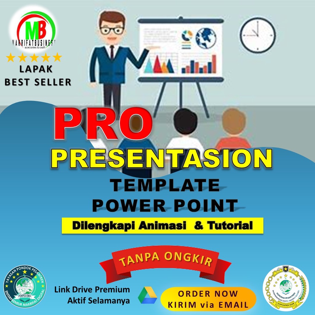 Jual Pro Presentation Slide Presentasi Template Powerpoint Dilengkapi Animasi And Tutorial Bonus 1066