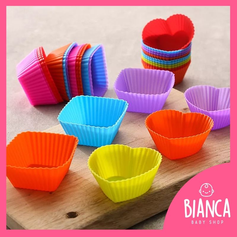Teeparty Silikonformen Set – 4 Stück Für Cupcake-Topper, Schokolade & Fondant, Lebensmittelecht & Hitzebeständig