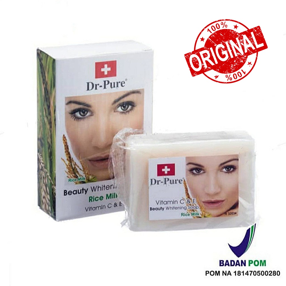Jual Dr Pure sabun wajah rice milk | Shopee Indonesia