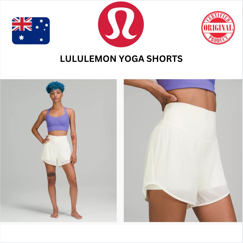 Lululemon Nulu and Mesh shops High-Rise Yoga Short 3.5