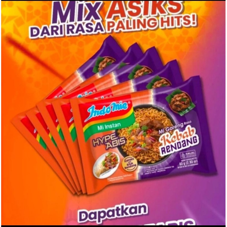 Jual Indomie Kebab Rendang 5 pcs | Shopee Indonesia