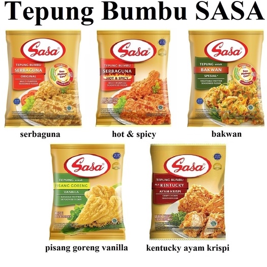 Jual Sasa 70g Tepung Bumbu Serba Guna Original 70gr Pisang Goreng 70gr