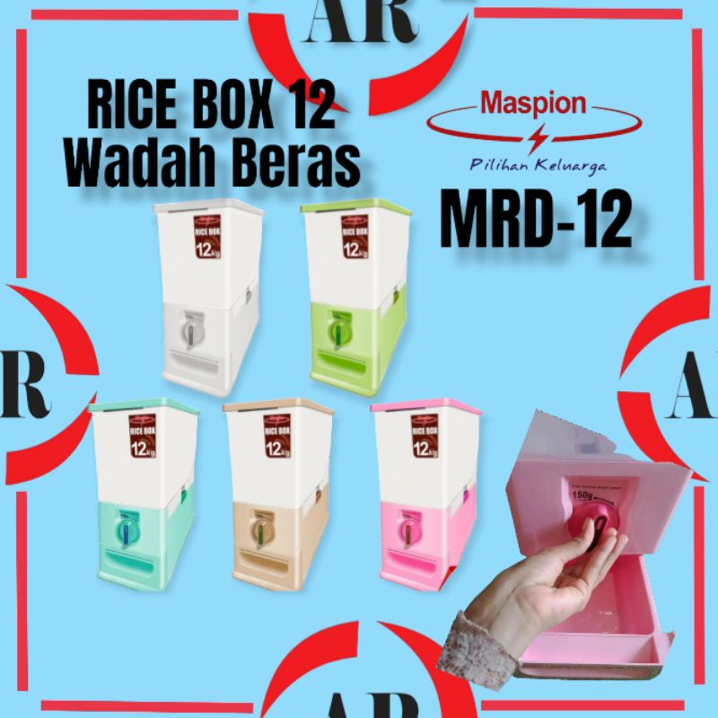 Jual RICE BOX 12 KG/ TEMPAT BERAS / 12 AP MASPION | Shopee Indonesia