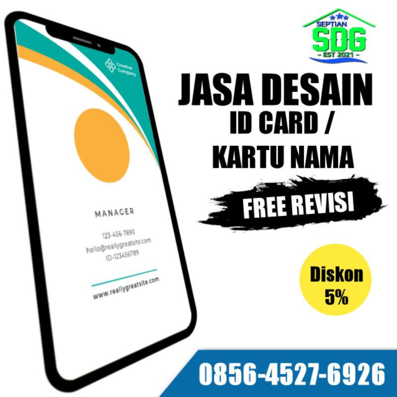 Jual Desain id card - kartu nama - harga murah - proses cepat | Shopee ...