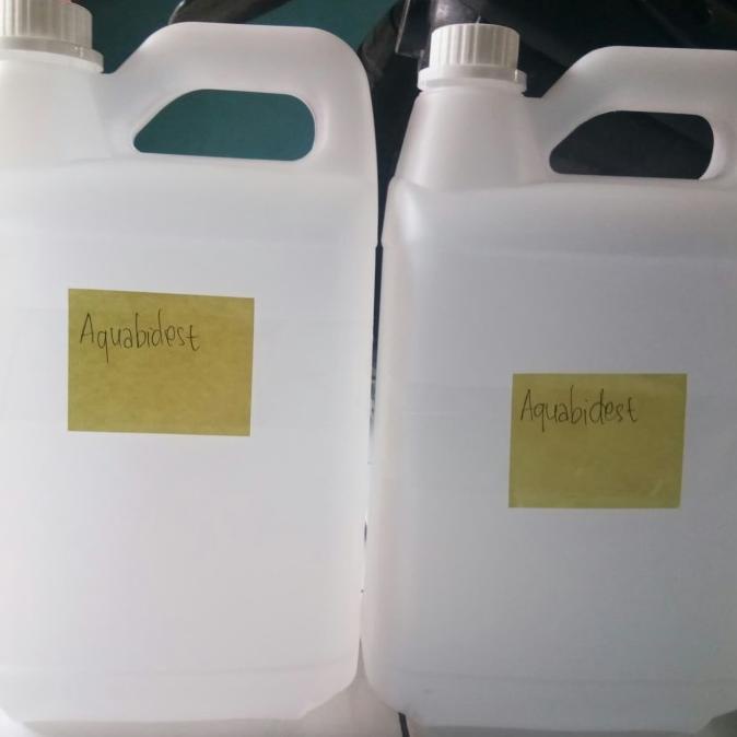 Jual AQUA BIDEST/AKUA BIDES 5 LITER - TUTUP SEGEL WARNA PUTIH ANTI ...