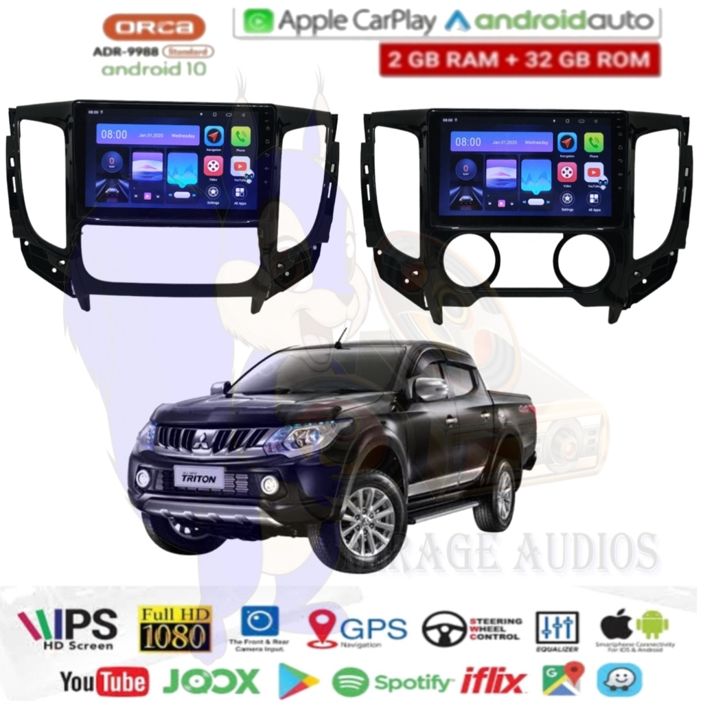 Jual Head Unit Android Orca Standar For Strada Triton 2015 - 2019 9 ...