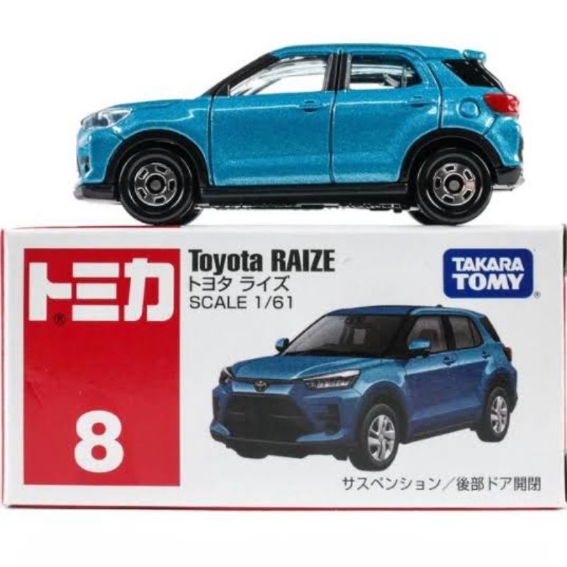 Jual TAKARA TOMY TOMICA TOYOTA RAIZE BLUE BIRU #8 DIECAST MOBIL ...