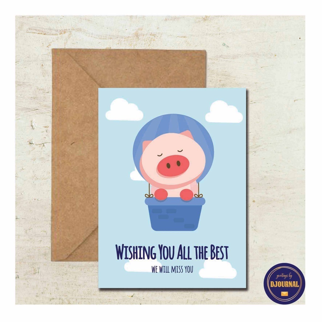 Jual Kartu Ucapan Perpisahan Kantor Coworker Farewell Greeting Card