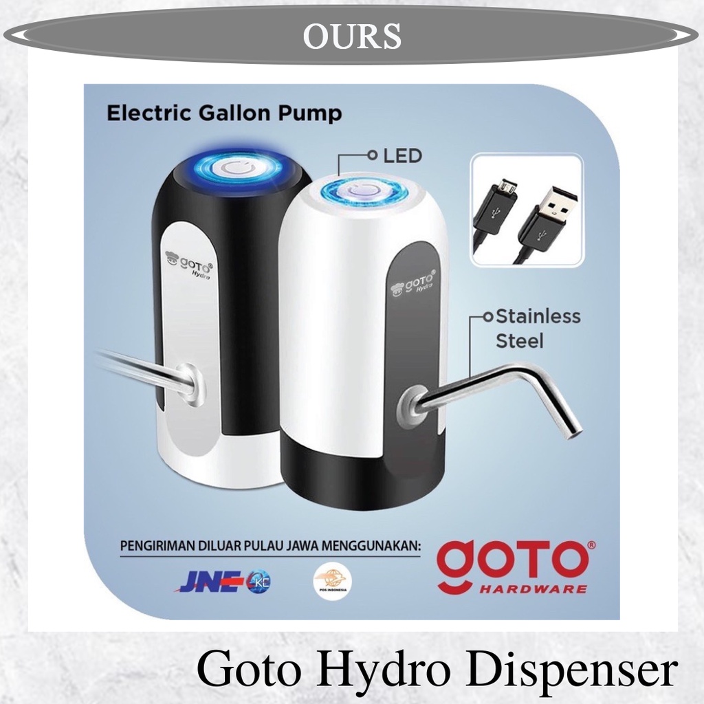 Jual Goto Hydro Dispenser Air Minum Gallon Pompa Galon Elektrik Shopee Indonesia