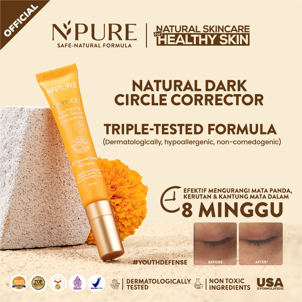 Jual NPURE Eye Serum / Marigold / Eyemazing Power Serum Concentrate