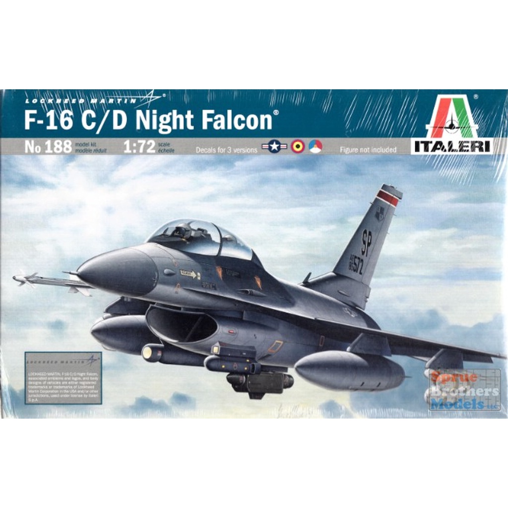 Jual Pesawat F - 16 C/D NIGHT FALCON Skala 1:72 Italeri | Shopee Indonesia