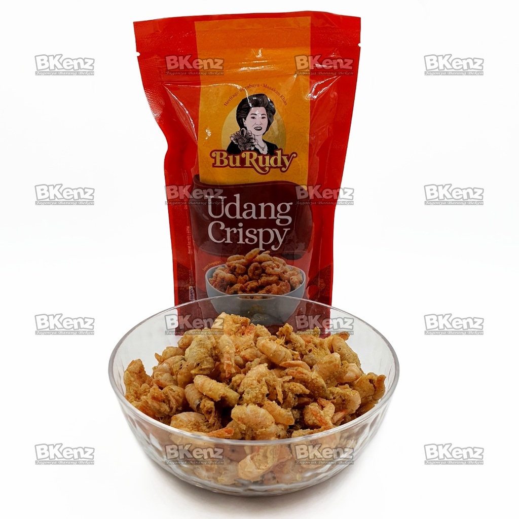Jual Bu Rudy Udang Goreng Kering Crispy Kemasan Pouch | Shopee Indonesia