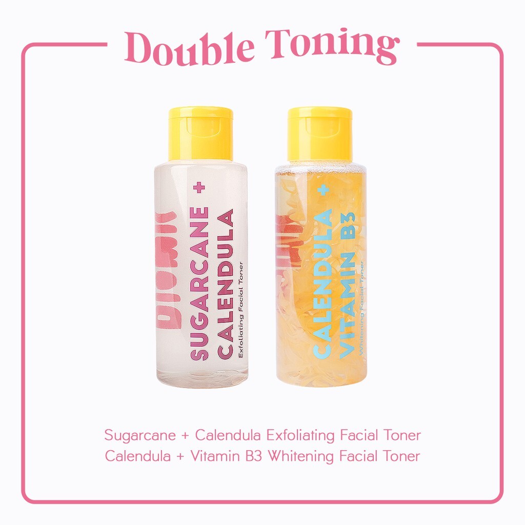Jual Bloomka Double Toning Bundle (Exfoliating + Brightening Toner ...