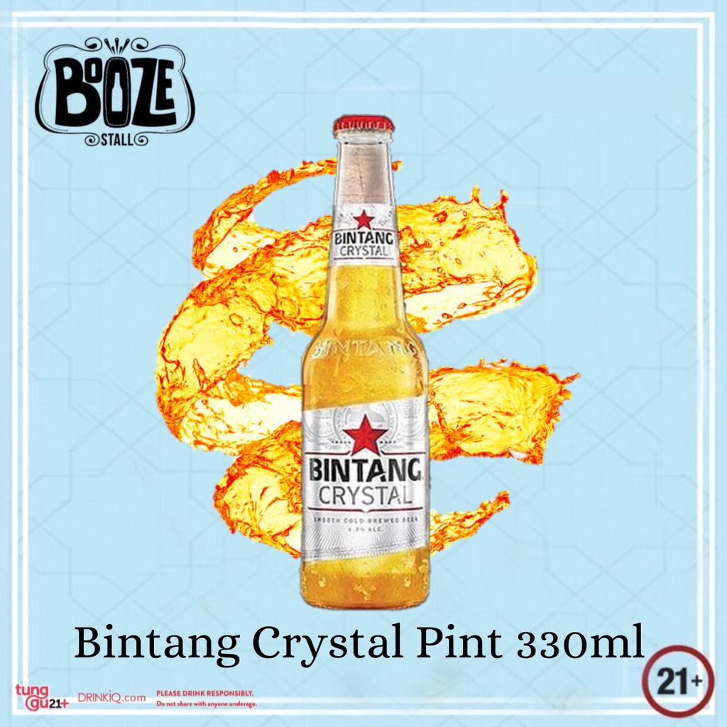 Jual Bir Bintang Crystal Pint 330ml | Shopee Indonesia