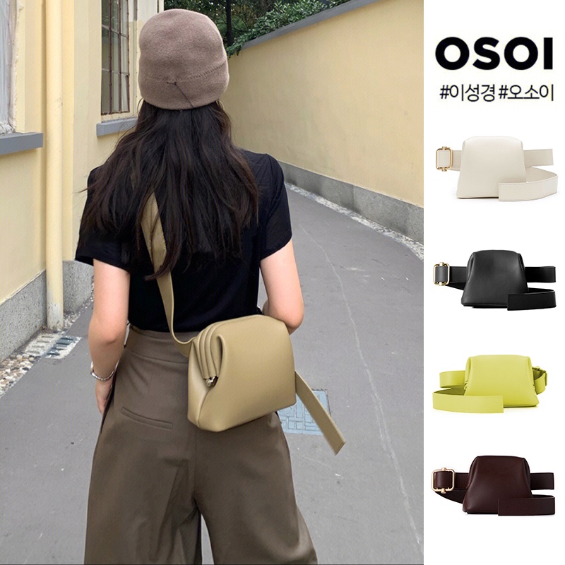 Jual Korea Selatan Osoi Bag Wanita Kebakaran kantong satu bahu salib kantong pinggang tubuh Impor kantong kulit wanita Shopee Indonesia