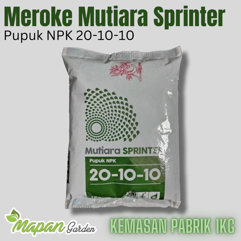 Jual Pupuk NPK - Meroke Mutiara Sprinter 20-10-10 - 1kg | Shopee Indonesia