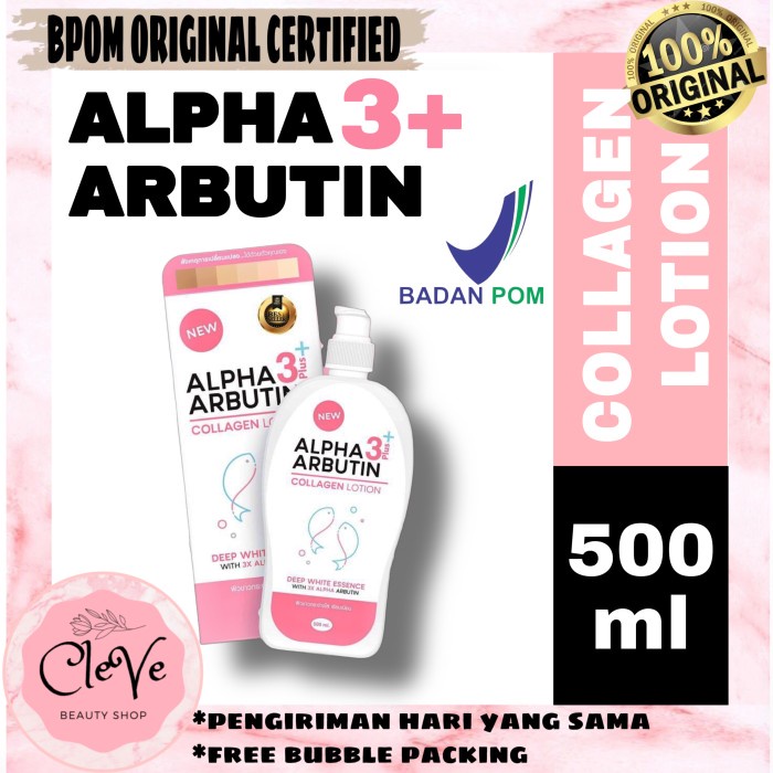 Jual Produk Unggulan Alpha Arbutin 3 Plus Body Lotion Original Bpom