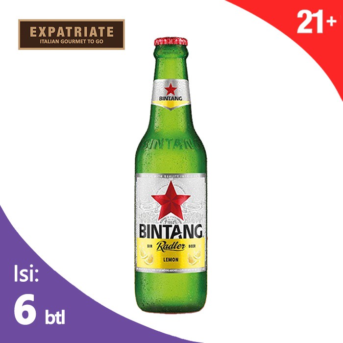 Jual Beer Bintang Radler Lemon Pint 330ml (6pcs) Shopee Indonesia
