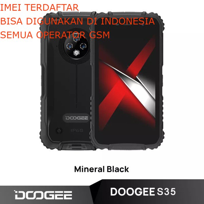 Jual Nd Imei Terdaftar Doogee S35 Hp Outdoor Hp Outdoor Handphone