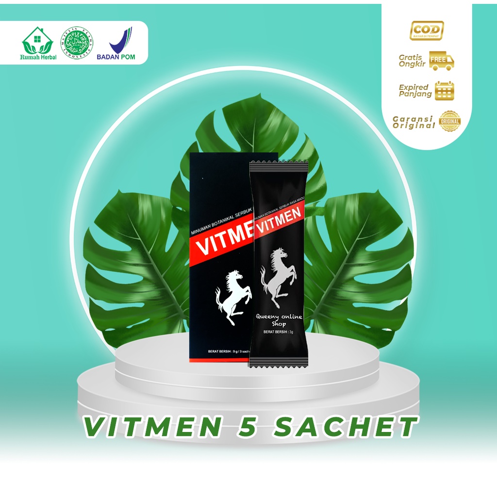 Jual VITMEN REGULER ISI 5 SACHET - HERBAL STAMINA PRIA ORIGINAL MINUMAN ...