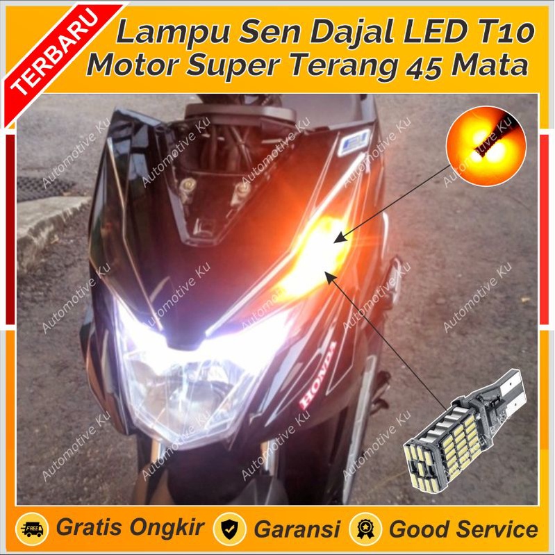 Jual Lampu Sen Dajal Dajjal Motor T T Led Super Bright Mata Canbus No Error Super Terang