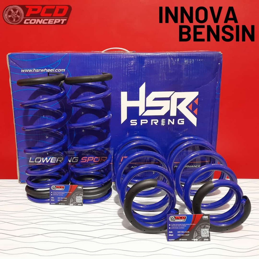 Jual LOWERING KIT HSR BLUE INNOVA BENSIN/PER CEPER MOBIL INNOVA ...