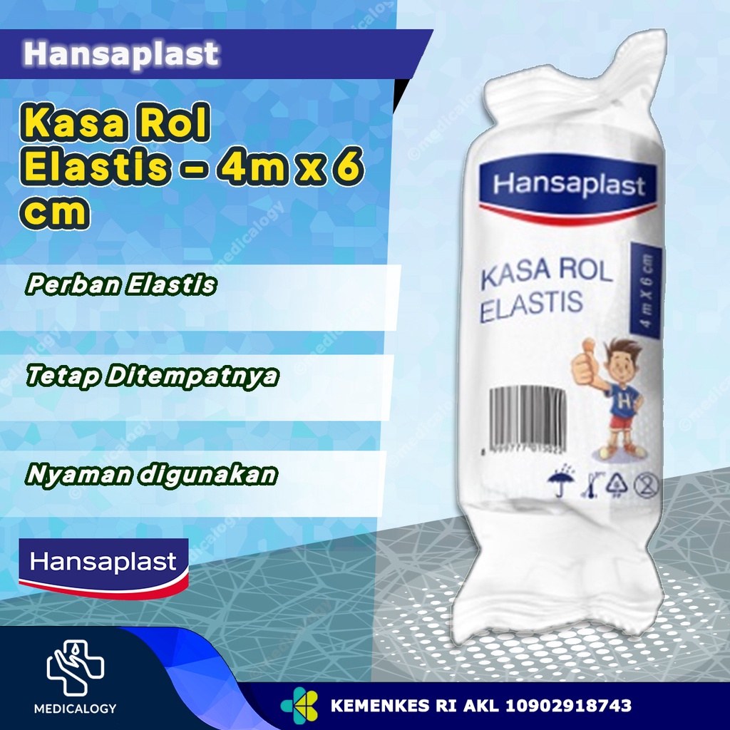 Jual Hansaplast Kasa Rol Elastis - 4m x 6 cm | Shopee Indonesia