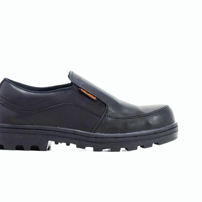 Jual New Arrival Sepatu Safety Boots Pria Safety Slip On Rub Track Cowok Touring Tracking