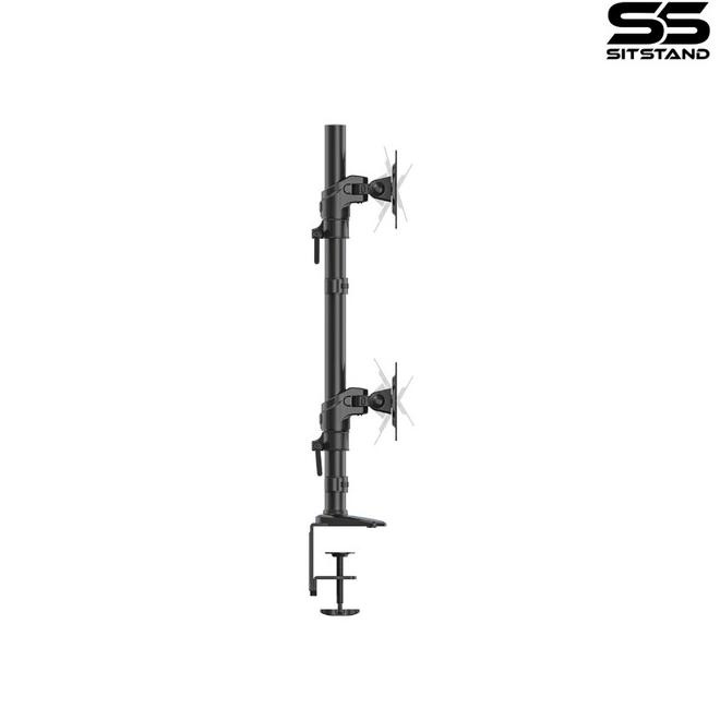Jual Sitstand Dual Bracket Monitor Vertical Stand Stack Komputer Mount ...