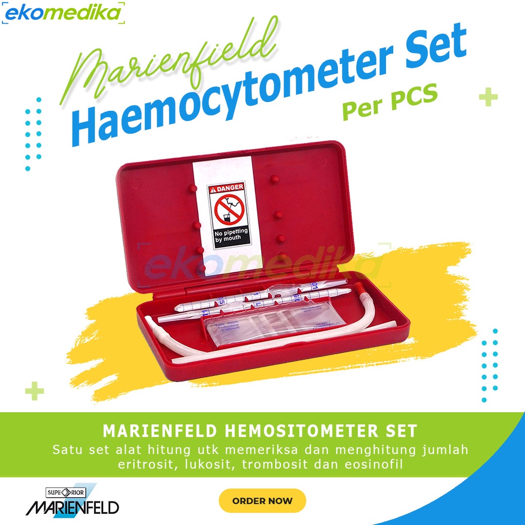 Jual Haemocytometer MARIENFELD Superior Hemasitometer Hemocytometer ...