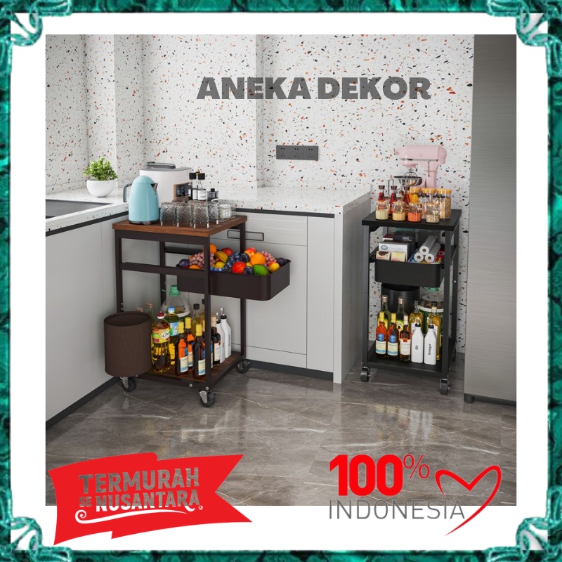 Jual Rak Rack Troli Trolley Tempat Penyimpanan Simpan Barang Salon ...