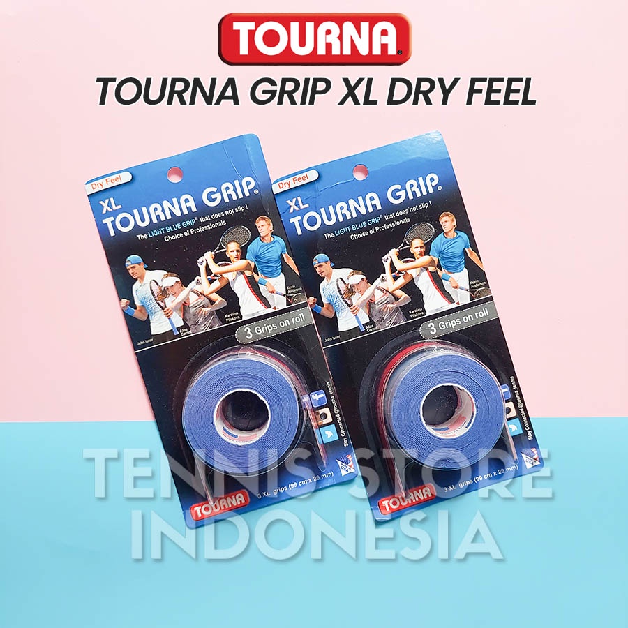 Jual Grip Tenis Tourna Grip XL Original Dry Feel Tennis Grip Original