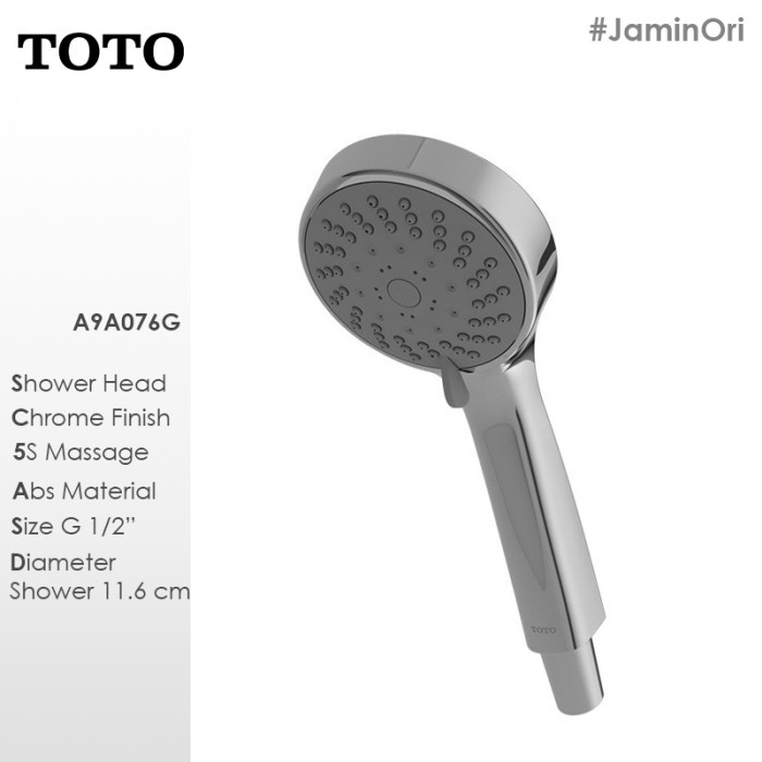 Jual Toto Kepala hand shower A9A076G REI 5s Massage | Shopee Indonesia